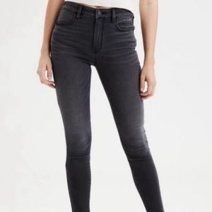 American Eagle next level stretch black wash jegging❤️❤️❤️❤️
